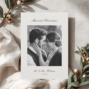 Moderne klassische Hochzeit Weihnachten Frischverm