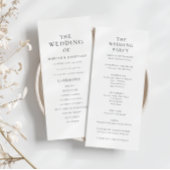 Moderne Klassische Hochzeitskarte Einladung