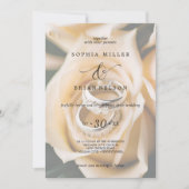 Moderne, klassische Hochzeitsrennen - Einladung (Vorderseite)