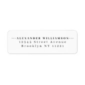 Moderne klassische Minimalistisch-Basispunkte-Führ (Vorne)