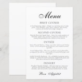 Moderne klassische Minimalistische Hochzeit (Vorne/Hinten)