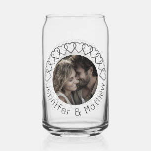 Moderne klassische Minimalistische Typografie Dosenglas