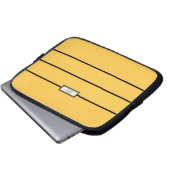 Moderne klassische Mit Monogramm Initialen Stilgel Laptopschutzhülle (Vorne Knopf)