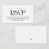 Moderne, klassische Online-UAWG, lädt zur Beantwor Begleitkarte (Vorne/Hinten)