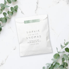 Moderne klassische Paare - Danke für Ihre Hochzeit Geschenktütchen