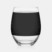 Moderne klassische Pub Drink Brille Edelwein Weinglas Ohne Stiel (Links)