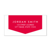 Moderne klassische Rücksendeadresse Permastempel (Design)