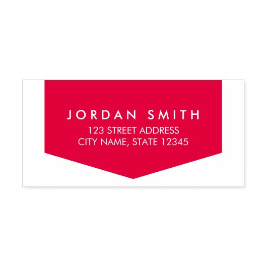 Moderne klassische Rücksendeadresse Permastempel (Design)