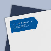 Moderne klassische Rücksendeadresse Permastempel