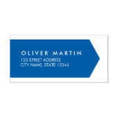 Moderne klassische Rücksendeadresse Permastempel (Design)