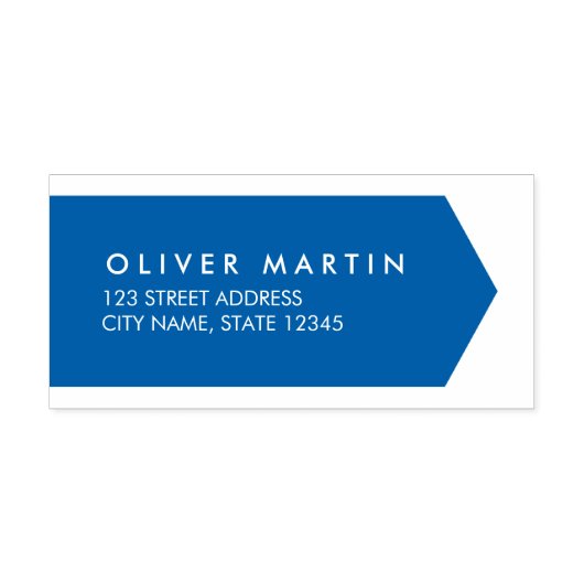 Moderne klassische Rücksendeadresse Permastempel (Design)