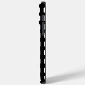 Moderne klassische Schwarz-Weiß-Plätze Case-Mate iPhone Hülle (Rückseite / Links)