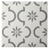 Moderne klassische schwedische Mediterran hellgrau Fliese (Vorderseite)