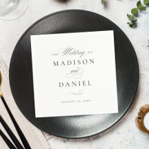 Moderne klassische Script-Hochzeit