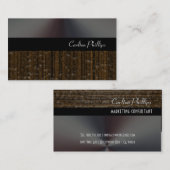 Moderne +klassische Visitenkarten Visitenkarte (Vorne/Hinten)