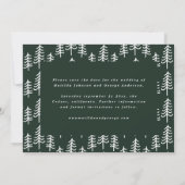 moderne kleine rustikale Hochzeit mit mehreren Fot Save The Date (Rückseite)