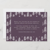 moderne kleine rustikale Hochzeit mit mehreren Fot Save The Date (Rückseite)