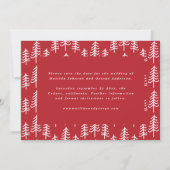 moderne kleine rustikale Hochzeit mit mehreren Fot Save The Date (Rückseite)