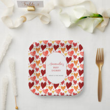 Moderne kleine Sweetheart Valentine Baby Dusche