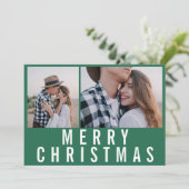 Moderne kleine Weihnachtsfeiertage mit vielen Foto (Stehend Vorderseite)