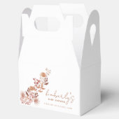 Moderne kleine Wildblume Boho | Fall Baby Shooter Geschenkschachtel (Geöffnet)