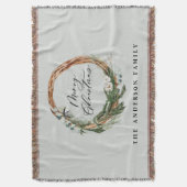 Moderne Kleinschreibung Weihnachts Decke (Vorderseite Vertikal)