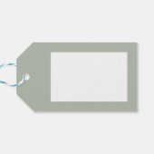 Moderne Kleinschreibung Weihnachts Geschenkanhänger (Rückseite Horizontal)