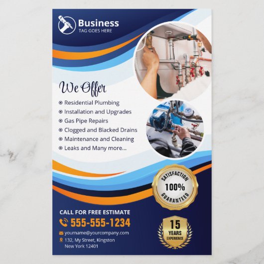 Moderne Klempneranlage Blue Orange Flyer (Hinten)