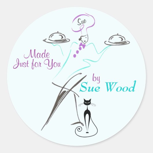 Moderne Koch Stickers (Vorderseite)