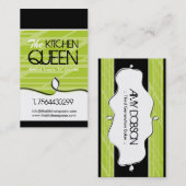 Moderne Kochs-Geschäfts-Karten Visitenkarte (Vorne/Hinten)