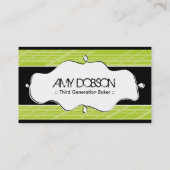 Moderne Kochs-Geschäfts-Karten Visitenkarte (Rückseite)