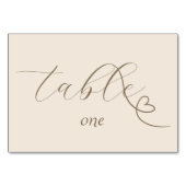 Moderne Kolorblock-Hochzeit | lichtneutral Tischnummer (Rückseite)