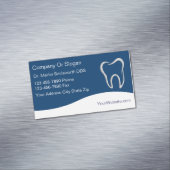 Moderne, komfortable Magnetzahnärztekarten Magnetische Visitenkarte (Beispiel)