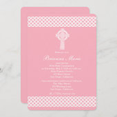 Moderne Kommunion für Jungen Einladung (Vorne/Hinten)