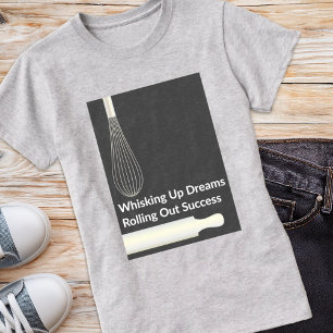 Moderne Konditorei Bäckerei Backen Inspirierend T-Shirt