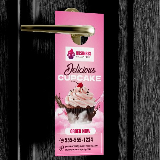 Moderne Konditorei Cupcake Bäckerei Konditorei Nac Türanhänger