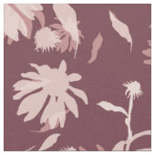 Moderne Konfektoren Blumenmuster Lila Stoff (Nahaufnahme)