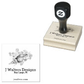 Moderne konische Muschel Gummistempel (Stempel)