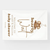 Moderne können wir frühzeitig abwarten Baby Dusche Banner (Horizontal)