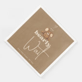 Moderne können wir frühzeitig abwarten Baby Dusche Serviette (Ecke)