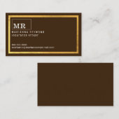 moderne Kontaktkarte für einen Versicherungsmakler Telefonnummerkarte (Vorne/Hinten)