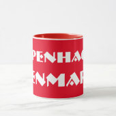 Moderne Kopenhagen-Tasse Tasse (Zentrum)