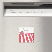 Moderne Koralle Save-the-Date-Karte Magnet (In Situ (Geschirrspüler))