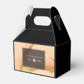 Moderne Korallen Abstrakt 💡 unikale Ölhochzeit Geschenkschachtel (Vorderseite)