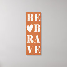 Moderne Korallen und Weiß mutig sein mit Herz