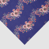 Moderne Korallenflorenflotte bevorzugt Verpackung Seidenpapier (Ausschnitt)