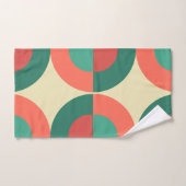 Moderne Korallenminze aus dem Mittelalter Badhandtuch Set (Handtuch)