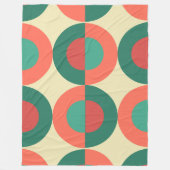 Moderne Korallenminze aus dem Mittelalter Fleecedecke (Vorderseite)