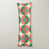 Moderne Korallenminze aus dem Mittelalter Seitenschläferkissen (Rückseite (Vertikal))