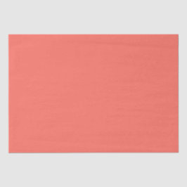 Moderne Korallenrosa Schlicht Solid Color Seidenpapier